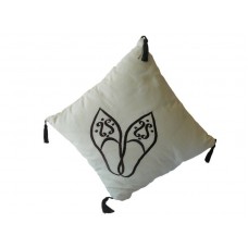Handmade Embroidered cushion BABOUCHE